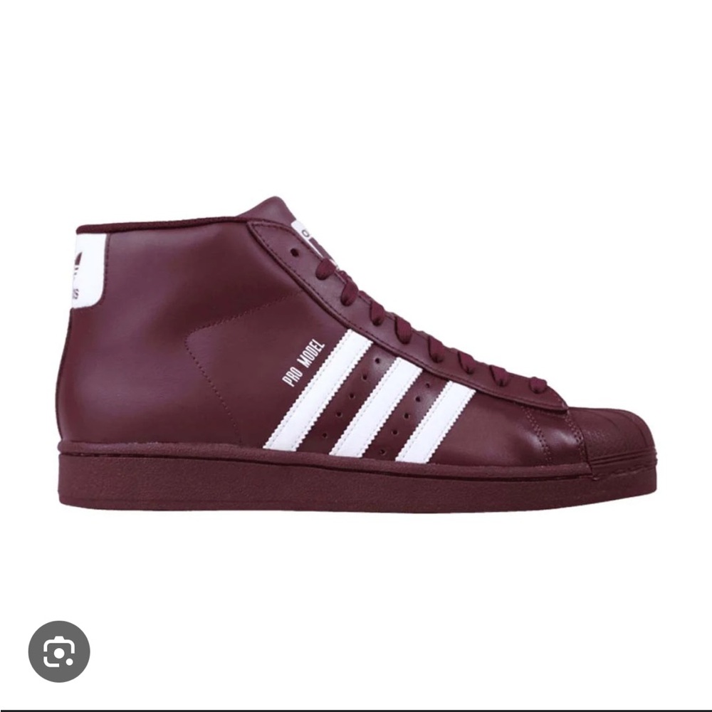 Adidas Burgundy Sneakers
